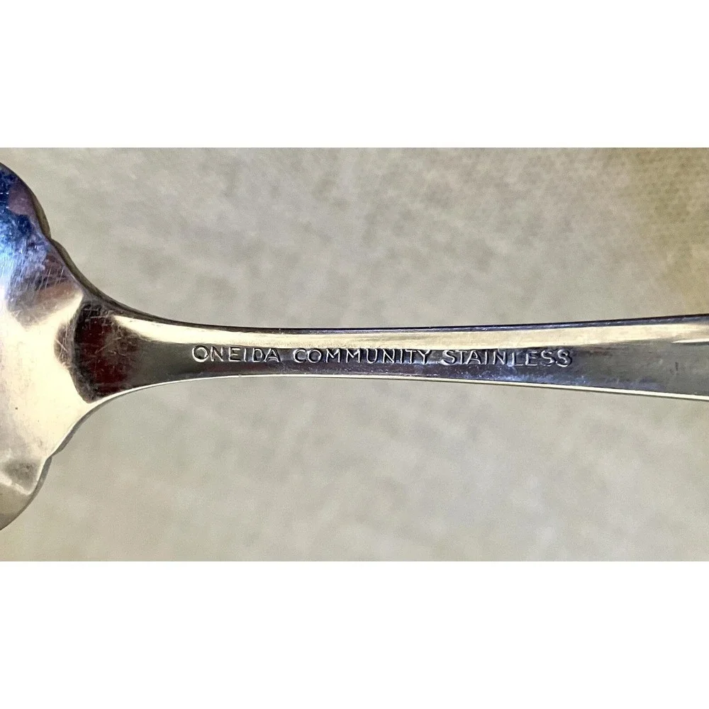 Oneida Community Stainless Flatware My Rose 1 Sugar Spoon 1 Master Butter Knife